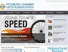 Tablet Screenshot of fitchburgchamber.com